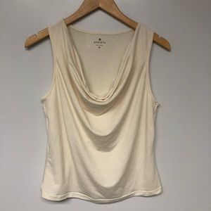Athleta Medium Cowl Neck Tank Top